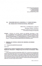 Jurisprudencia española y comunitaria de Derecho internacional privado
